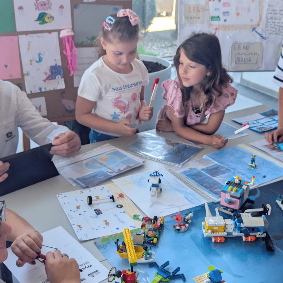 Moment z turnieju FIRST LEGO League